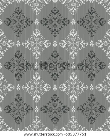 Seamless background in the style of Damascus. Vintage ornament. Use for wallpaper, printing on the packaging paper, textiles,ceramic tile.