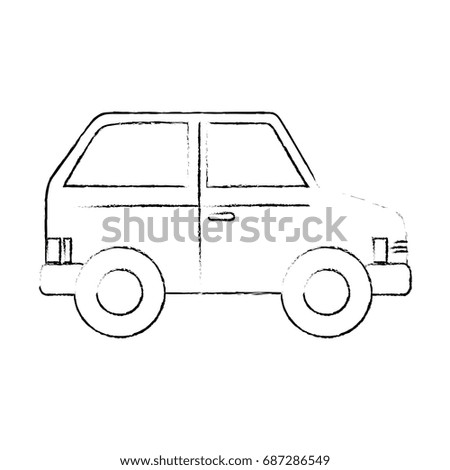 isolated vehicle car