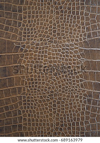 Brown leather for texture or background.