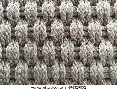 Rope Pattern Brown String Background