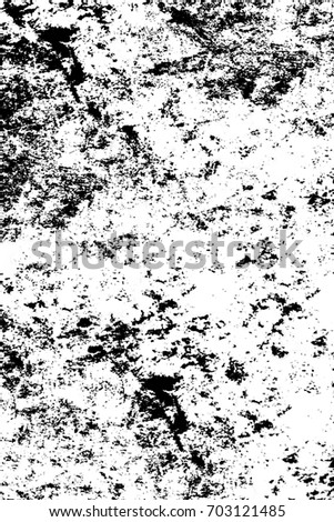 Black and white grunge background. Abstract texture of damage, stains, cracks. Vintage background of the old surface