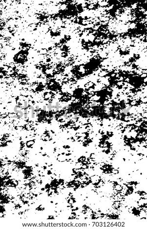 Black and white grunge background. Abstract texture of damage, stains, cracks. Vintage background of the old surface