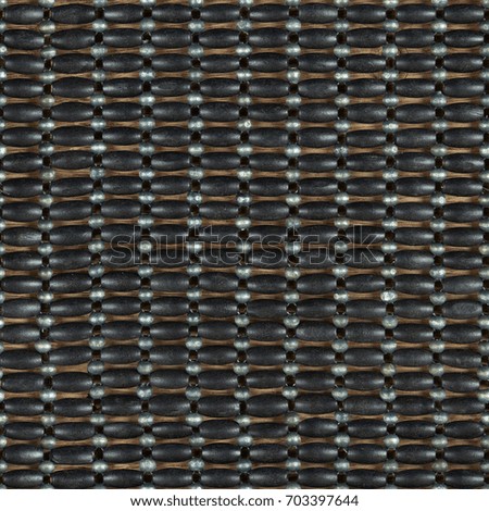 Close up of beige seed beads background. High resolution photo.
