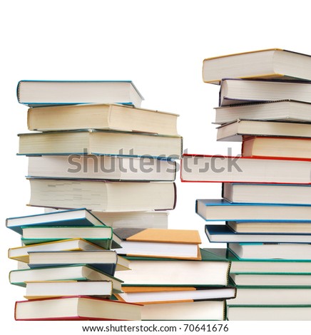 Collection of studying books