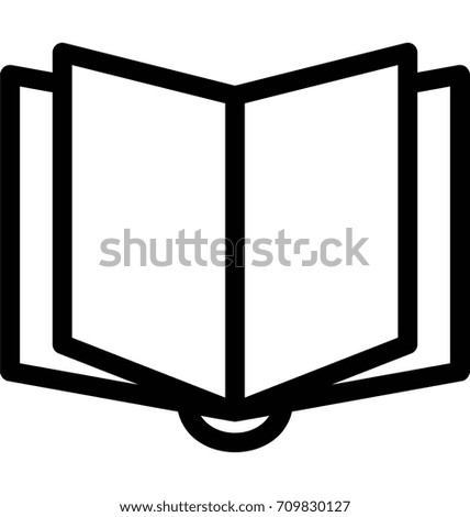 Opened Book Vector Icon