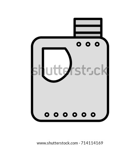 grayscale gasoline bottle to car industrial equipment
