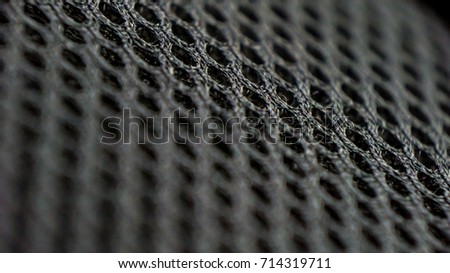 close up of bag fabric net