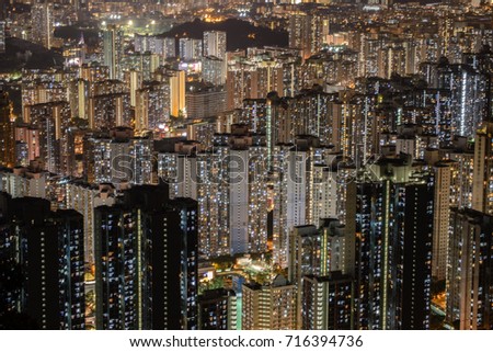 city maze of hong kong