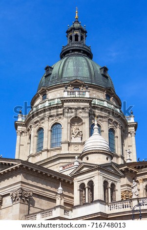 Saint Stephen's basilica in Budapest, Hungary.
