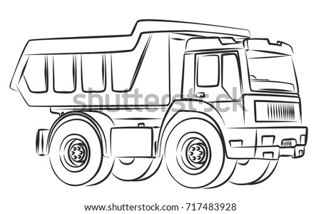 truck Sketch. 