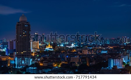 View of Bangkok in Nighttime