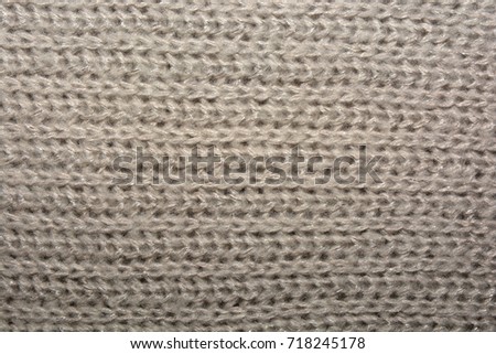 Texture knitted fabrics beige