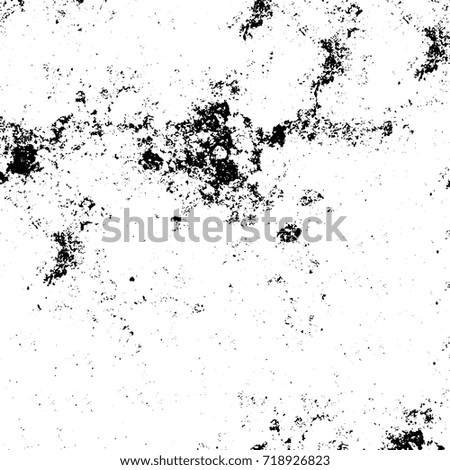 Grunge black and white vector. Abstract futuristic texture pattern. Dark messy dust overlay distress background. Create abstract dotted, scratched, vintage effect