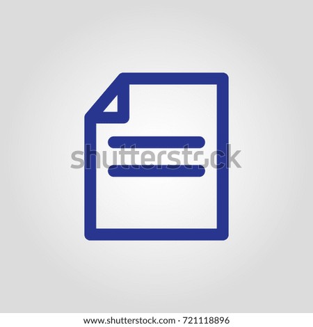 Paper isolated vector flat icon