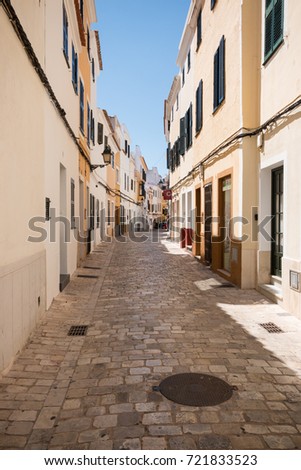 alley to Ciutadella de Menorca - Balearic Islands, Spain