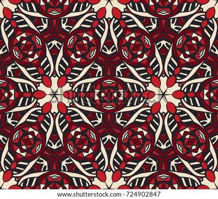  Ethnic Abstract Seamless Festive pattern background ornamental