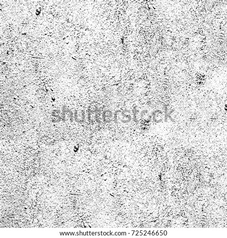 Grunge rough dirty background. Overlay aged grainy messy template. Brushed black paint cover. Black and white abstract texture. Surface scratches, chips, stains, cracks