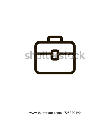 suitcase icon. sign design