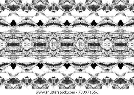 Black and white rectangle symmetrical horizontal pattern for textile, ceramic tiles and backgrounds