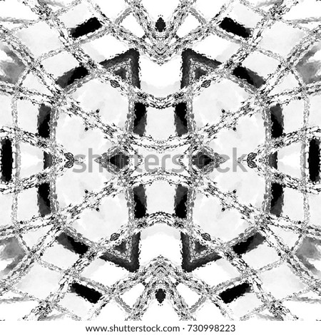 Black and white square pattern for ceramic tiles, backgrounds and design