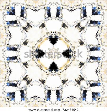 Melting colorful square pattern for textile, ceramic tiles and backgrounds