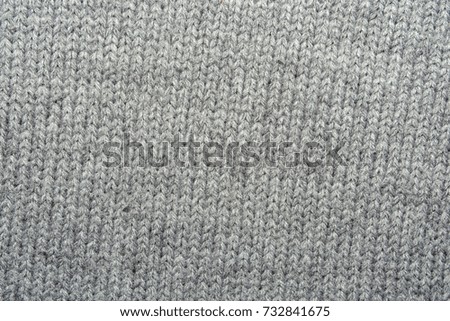 The texture of the knit tricot fabric