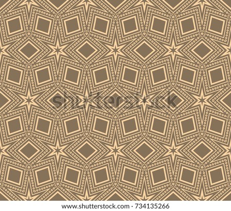 Modern geometric seamless pattern. For design, page fill, wallpaper.   illustration
