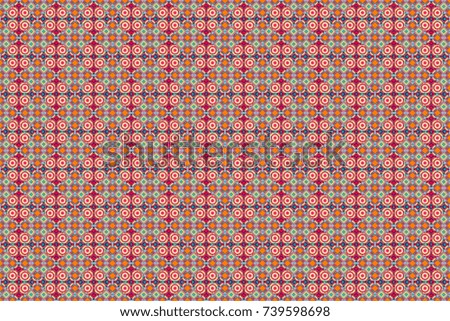 Geometric abstract background, geometric seamless pattern, shapes, tiles, stylized art. Raster geometric background, mosaic pattern in pink, blue and beige colors, graphic design.