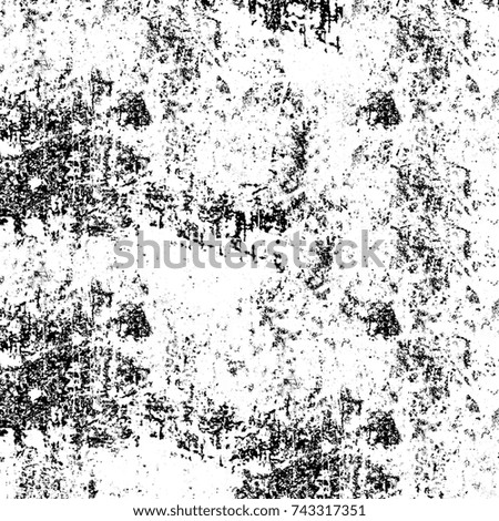 Black and white grunge background. Abstract monochrome texture old. Vintage dirty pattern of cracks and stains