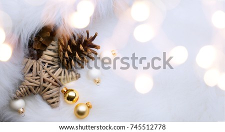 art  Christmas season background with christmas holidays decoration
