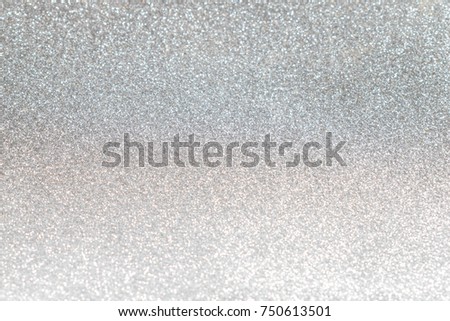 Silver Glitter Winter Christmas Bokeh Background