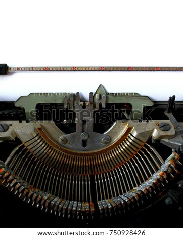 old typewriter background