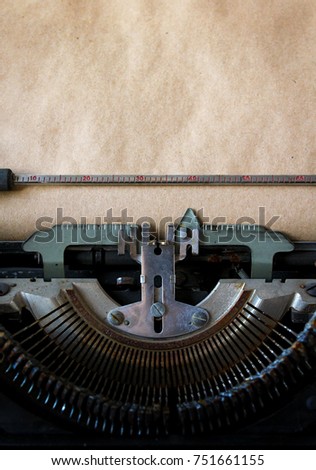 old typewriter background