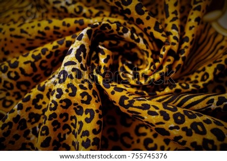 Texture of fabric. Colored fabric. Colorful background.