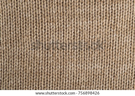 Knit fabric texture