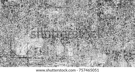 Vintage monochrome black and white grunge texture. The pattern of ink spots, splashes, lines