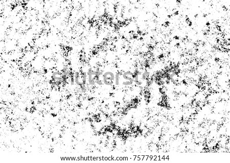 Grunge black and white seamless pattern. Monochrome abstract texture. Background of cracks, scuffs, chips, stains, ink spots, lines. Dark design background surface. Gray printing element