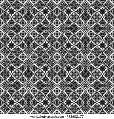 Geometric abstract pattern. Seamless geometric vector pattern. Modern ornament with gray, black and white elements.