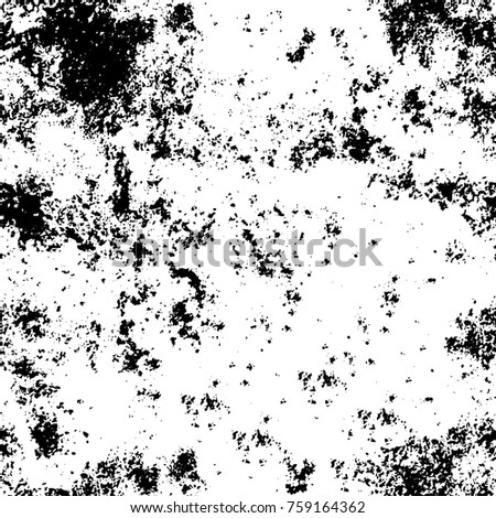 Grunge background of black and white. Abstract vector texture. Monochrome pattern