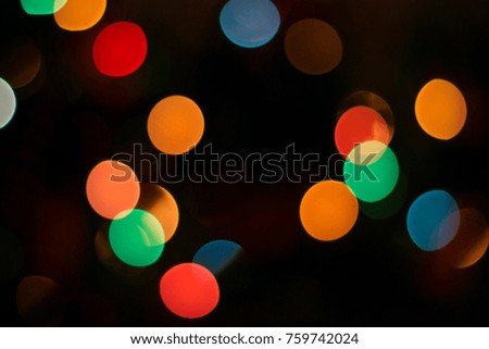 colourful round lights background