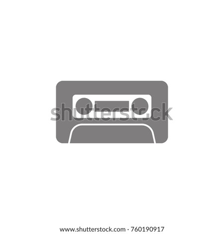 Audio cassette tape icon. Web element. Premium quality graphic design. Signs symbols collection, simple icon for websites, web design, mobile app, info graphics on white background