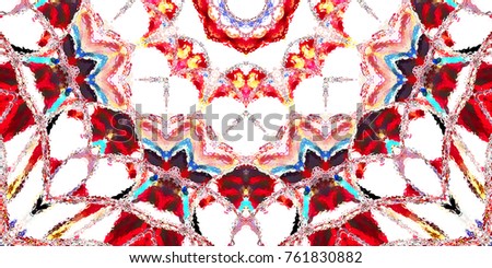 Melting colorful pattern for textile, ceramic tiles and design