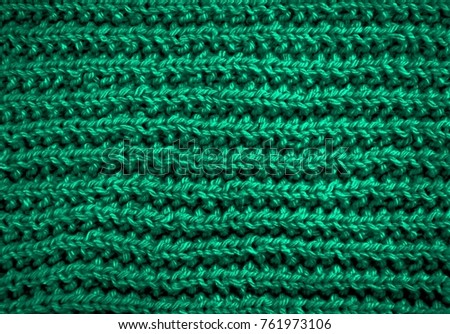 texture knitted canvas green