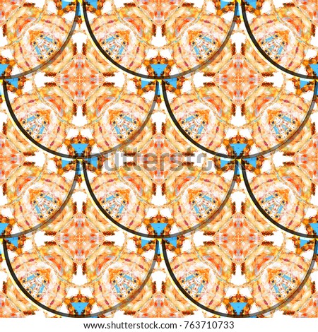 Colorful seamless textured pattern tiles for design and background