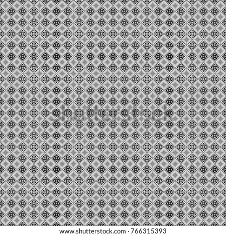 Repeating geometric black, white and gray tiles. Modern stylish texture. Trendy contemporary graphics. Seamless pattern.