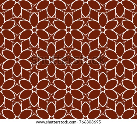 Decorative wallpaper design in shape. seamless pattern.
