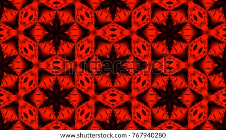 Red feast pattern with red color, romantic background with star
