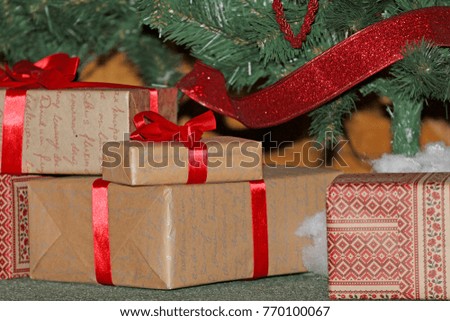 packed Christmas gifts for Christmas