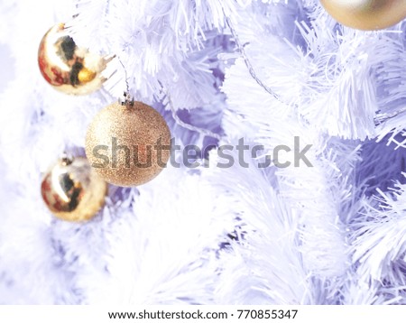 White Christmas tree for background or editorial use