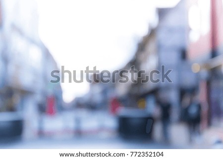 Blur Street background at Windsor, UK